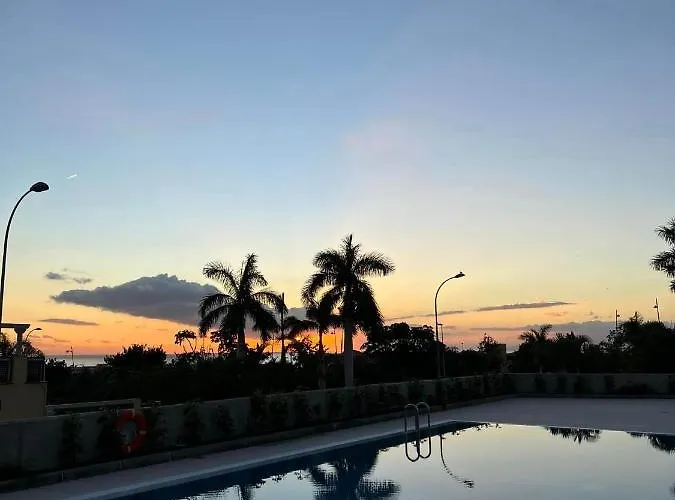 New In Terazzas De Costa Adeje. Big Terrace With A Garden, Heated Pool And Private Parking