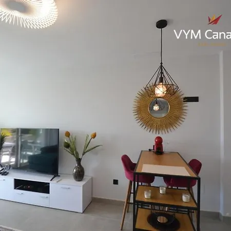 Apartment New In Terazzas De Costa Adeje. Big Terrace With A Garden, Heated Pool And Private Parking