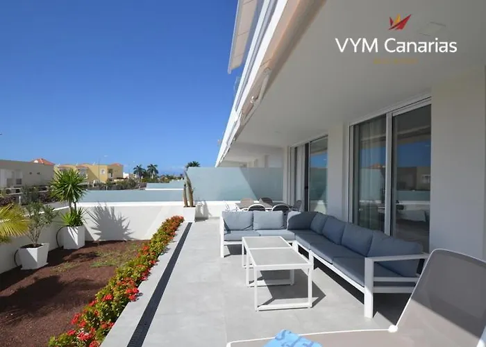 New In Terazzas De Costa Adeje. Big Terrace With A Garden, Heated Pool And Private Parking Адехе