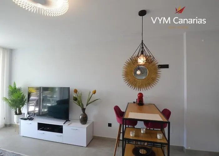 Апартаменты New In Terazzas De Costa Adeje. Big Terrace With A Garden, Heated Pool And Private Parking